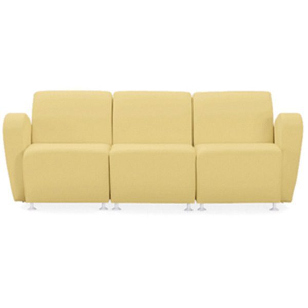 Contemporary mustard couch